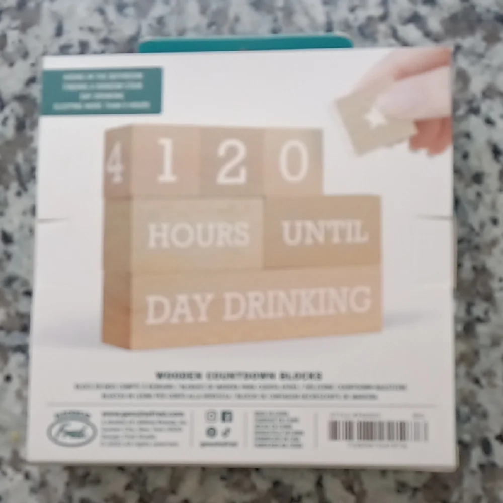 Fred Wooden Countdown Blocks